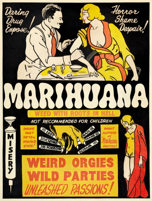Marihuana poster in 1936  Print
